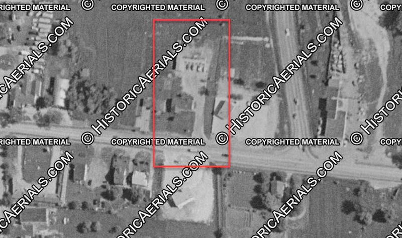 Danis Motel - 1957 Aerial (newer photo)